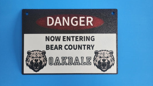 Danger Now Entering Bear Country